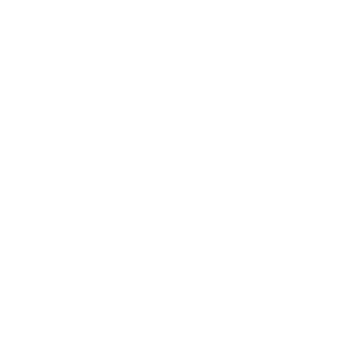White gear icon with a circular center and wavy outer edges on a light gray background.
